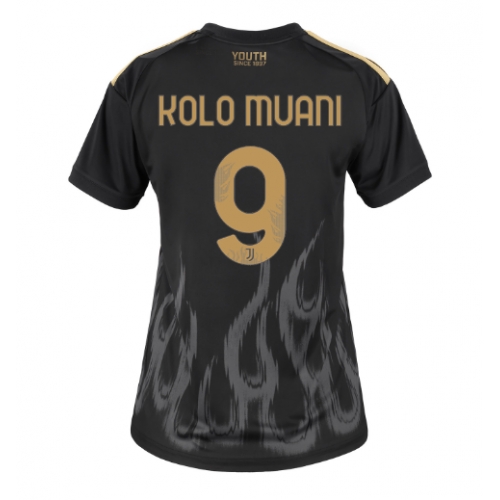 Juventus Randal Kolo Muani #9 Maglia Gara Terza Repliche 2026-27 Donna Maniche Corte Juventus Randal Kolo Muani #9 Maglia Gara Terza Repliche 2026-27 Donna Maniche Corte